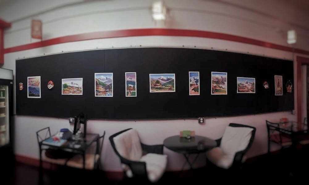 Authentic Nepali village paintings